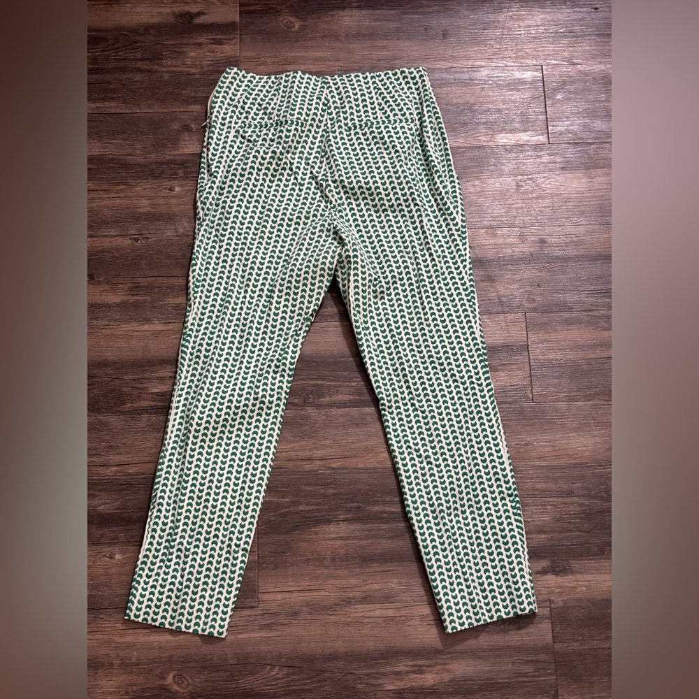 Target Green Patterned Straight Leg Pants - Picture 2 of 3